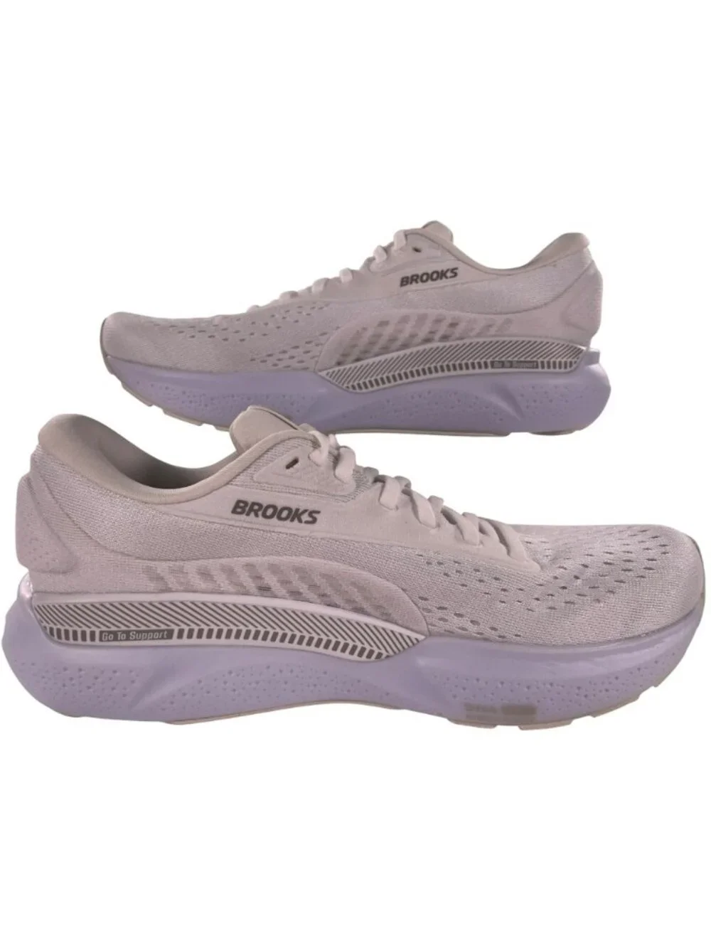 Brooks Adrenaline GTS 24 Running Shoes White/Oyster/Alloy Women's Size 10 NEW